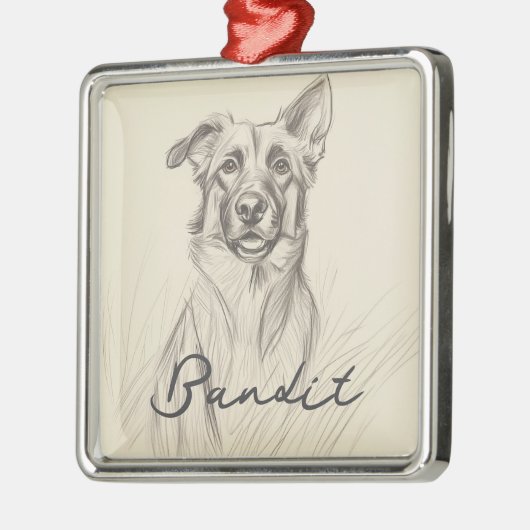 Ornament German Shepard (Links)