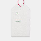 Ornament Gift Label Cadeaulabel (Achterkant)