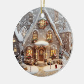 Ornament Gingerbread Snoep Cottage (Links)