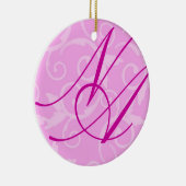 Ornament - Girly Swirl Monogram (Rechts)