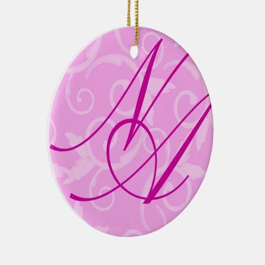 Ornament - Girly Swirl Monogram (Rechts)