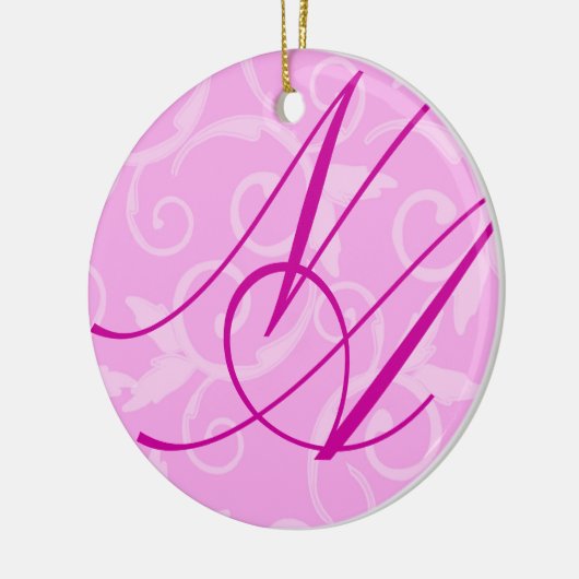 Ornament - Girly Swirl Monogram (Links)