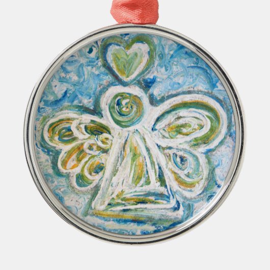 Ornament Golden Blue Angel (Voorkant)