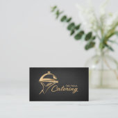 Ornament Golden Catering Tray Visitekaartje (Staand voorkant)
