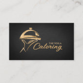 Ornament Golden Catering Tray Visitekaartje (Voorkant)