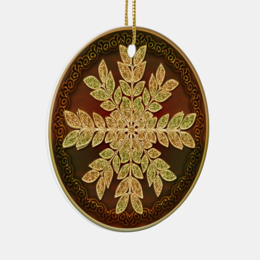 Ornament Golden Rosette (Rechts)