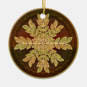 Ornament Golden Rosette (Voorkant)