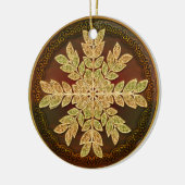Ornament Golden Rosette (Links)