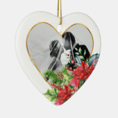 Ornament gouden harten frame waterverf boom (Rechts)