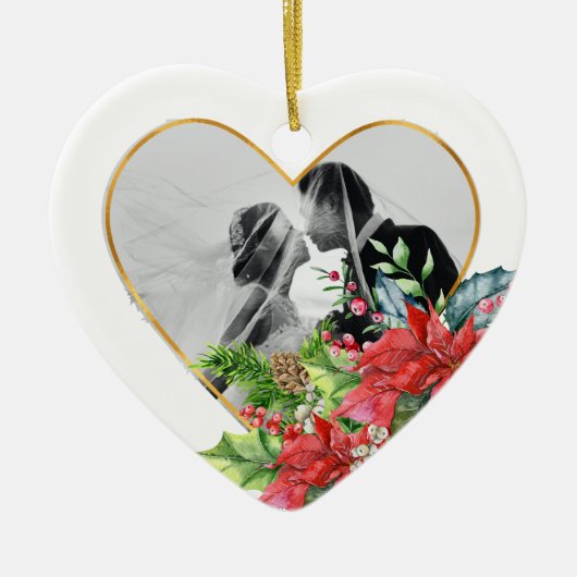 Ornament gouden harten frame waterverf boom (Voorkant)