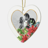 Ornament gouden harten frame waterverf boom (Links)