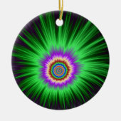Ornament Green Star Burst (Voorkant)