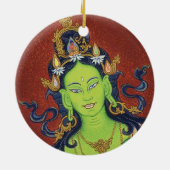 ORNAMENT Green Tara en sluit haar gezicht (Achterkant)