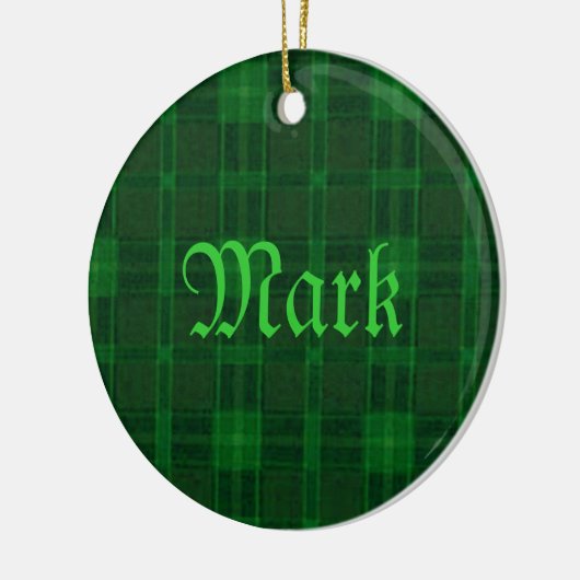 Ornament groene spelnaam (Links)