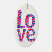 ORNAMENT Hart-tekst LOVE (Rechts)