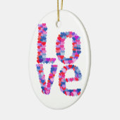 ORNAMENT Hart-tekst LOVE (Links)