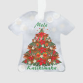 Ornament Hawaiian Floral kerstbomen Shirt (voorkant)