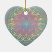 Ornament ~ Heart~Energy "Flower Of Life" (Achterkant)