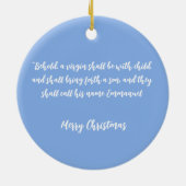 Ornament Heilige Familie Geboorteplaats (Achterkant)