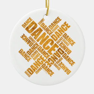 Ornament het typografische van de Dans (Roest)