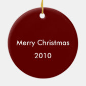 Ornament - Holiday Horse (Achterkant)