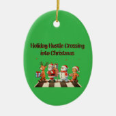 Ornament Holiday Hustle Crossing naar Kerst (Voorkant)