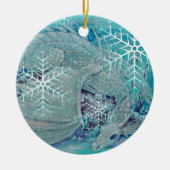 Ornament - Holiday Winter Dragon (Voorkant)
