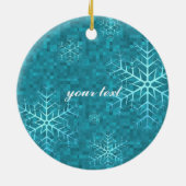 Ornament - Holiday Winter Dragon (Achterkant)