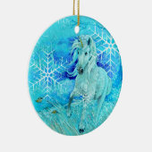 Ornament - Holiday Winter Unicorn (Rechts)