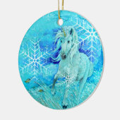 Ornament - Holiday Winter Unicorn (Links)