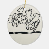 ornament "Honden aan boord" van Willowcatdesigns (Links)