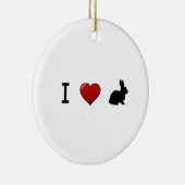 Ornament "I Love Rabbits" (Rechts)