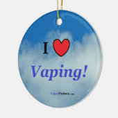 Ornament "I Love Vaping" (Links)