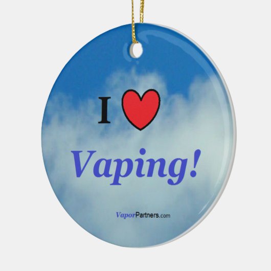 Ornament "I Love Vaping" (Links)