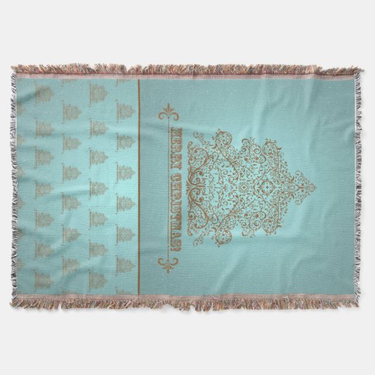 Ornament I met kerstbomen - Drow Blanket Deken (Voorkant)