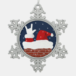 Ornament I van Kerstmis van de Kerstman ASL Liefde