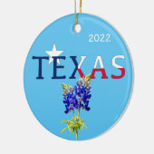 Ornament in het centrum van Dallas, Texas en Blueb (Links)