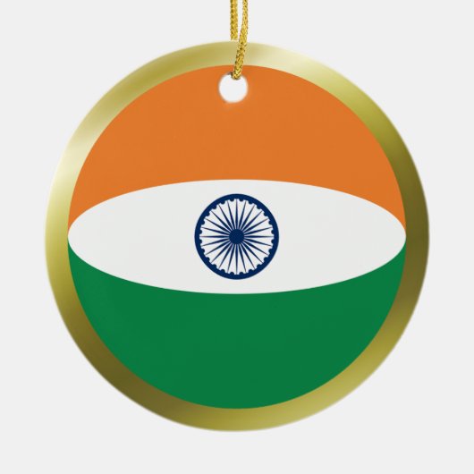 Ornament Indiase vlag (Voorkant)
