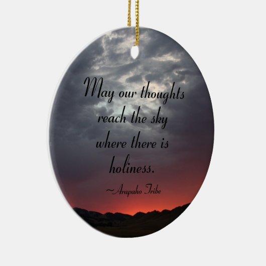 Ornament Indische Arapaho Quote (Rechts)