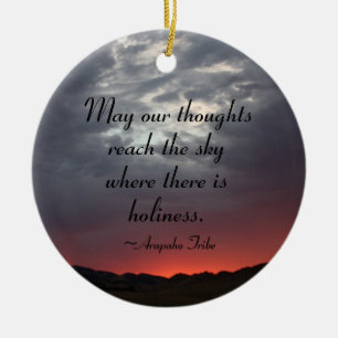 Ornament Indische Arapaho Quote