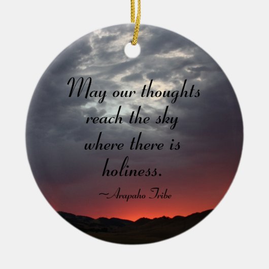 Ornament Indische Arapaho Quote (Voorkant)