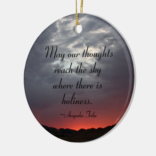 Ornament Indische Arapaho Quote (Links)