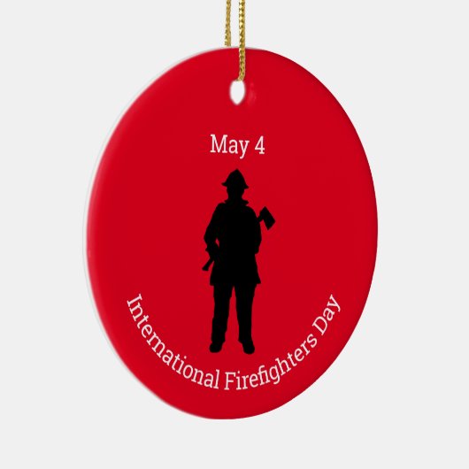 Ornament Internationale dag van de brandweer (Rechts)