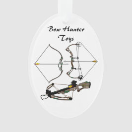 Ornament, jacht, bowhunter, Bow Hunter Toys Ornament