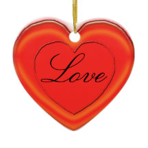 Ornament - Jelly Heart met Names