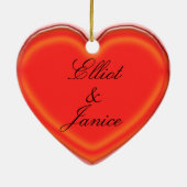 Ornament - Jelly Heart met Names (Achterkant)