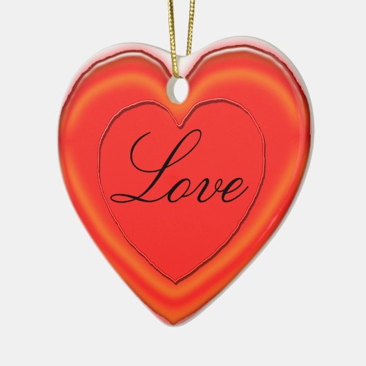 Ornament - Jelly Heart met Names (Links)