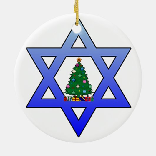Ornament Joodse kerstboom (Achterkant)