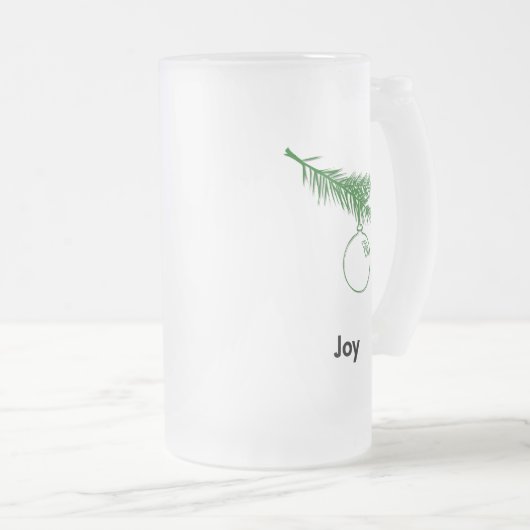 Ornament Joy Matglas Bierpul (Voorkant rechts)