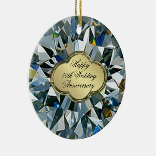 Ornament Jubileum voor gouden weddenschappen (Rechts)